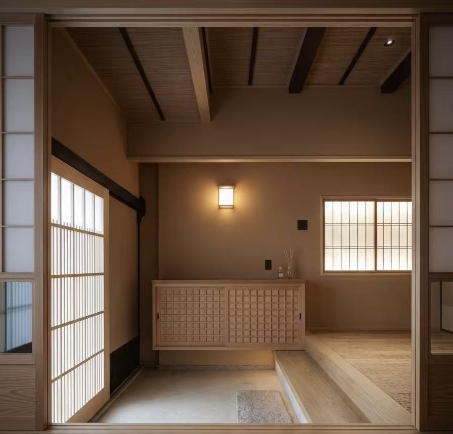 Ajiro ceiling and interior details